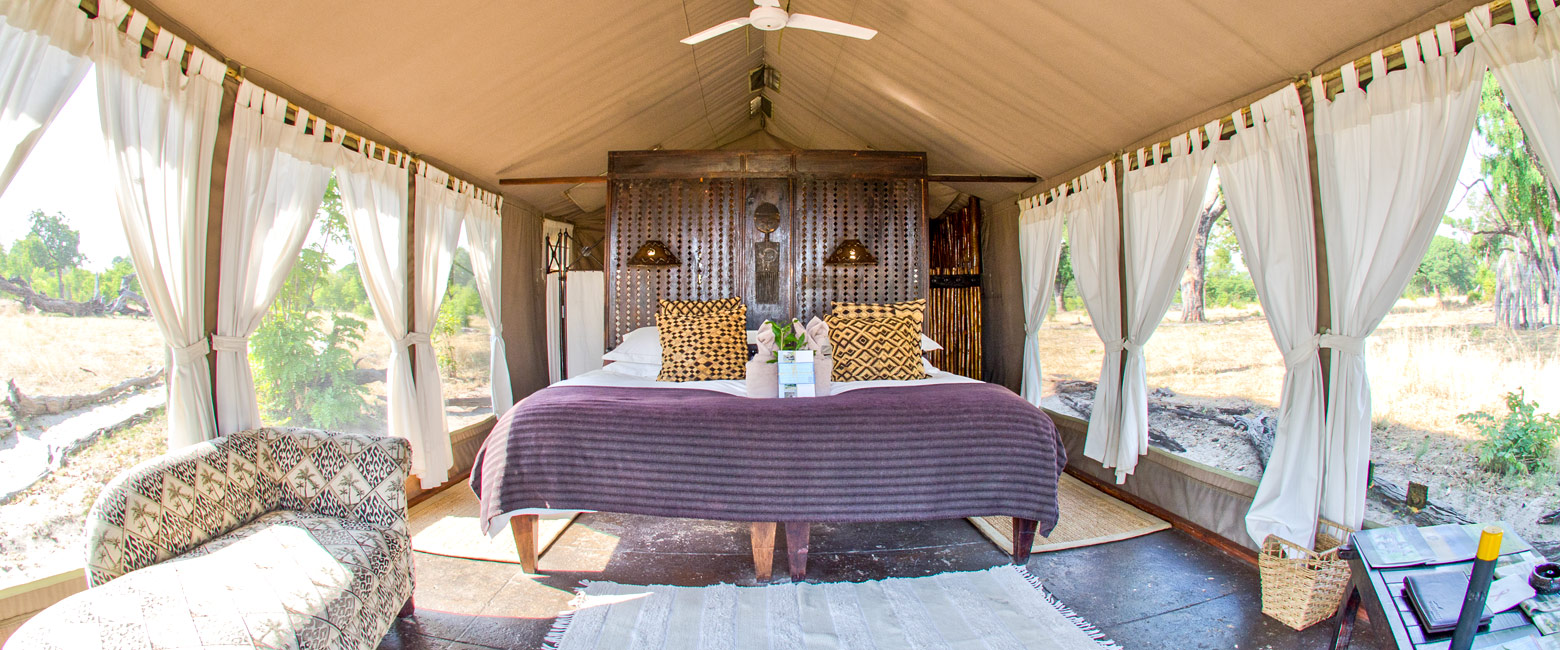 is a deliberately simple outpost in a private sector of Hwange