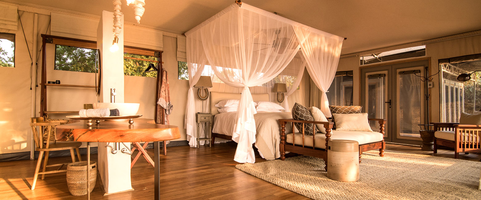 is an upmarket camp in the Mana Pools area