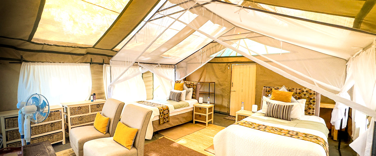 is an understated camp in the Mana Pools area