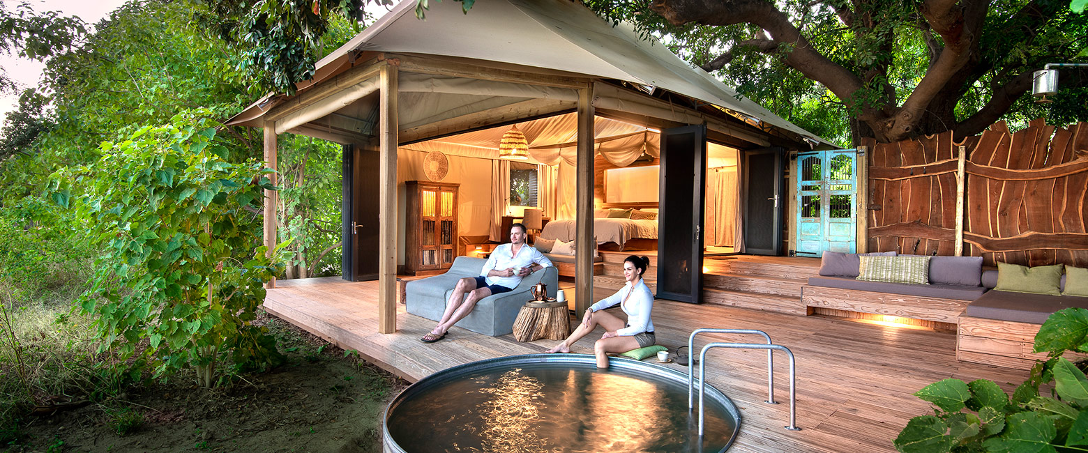 is a stylish property in the Mana Pools area