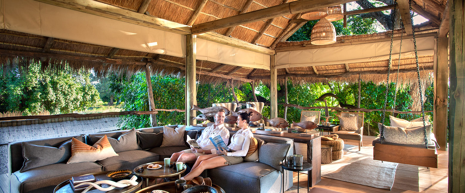 is a stylish lodge in the Mana Pools area