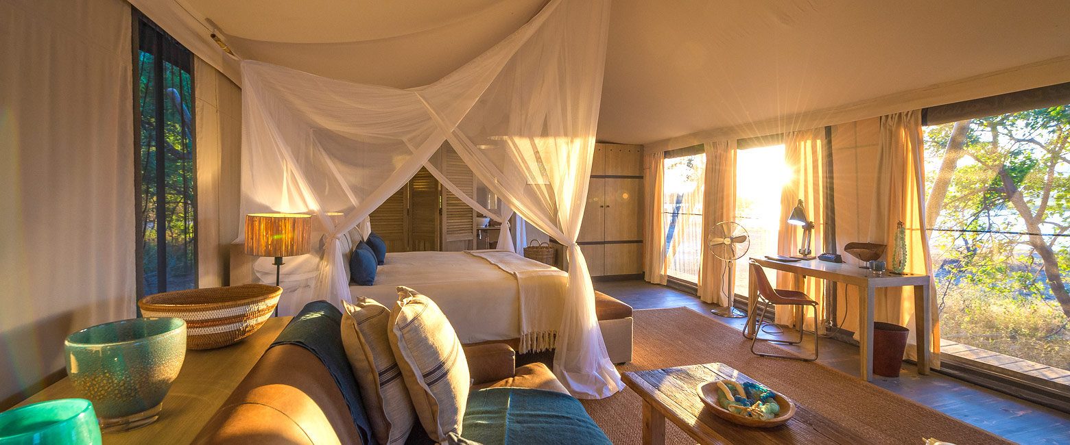 is a stylish and luxurious lodge in the Mana Pools area