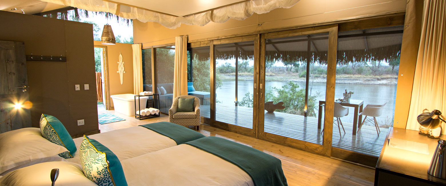 is an intimate lodge in the Victoria Falls area 