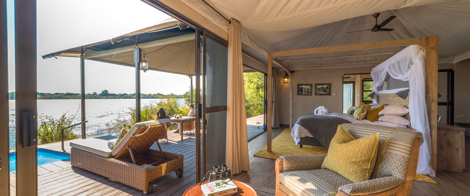 is an upmarket option in the Victoria Falls area 
