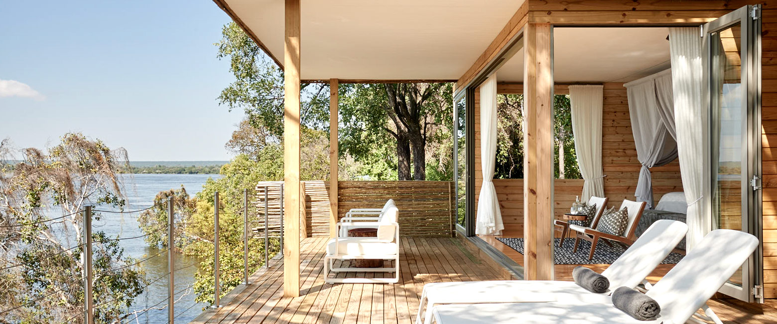 is an upmarket option in the Victoria Falls area 