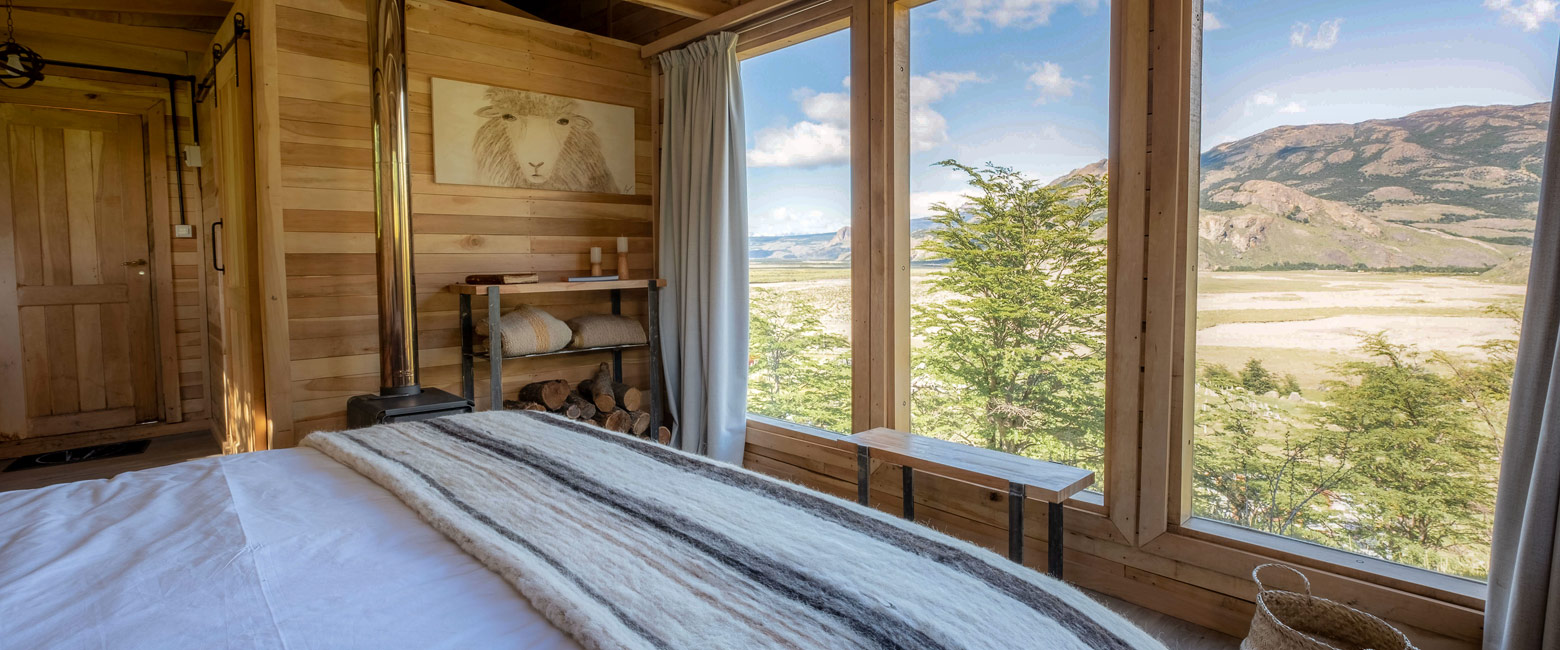 is a simple yet cool lodge in the Los Glaciares area