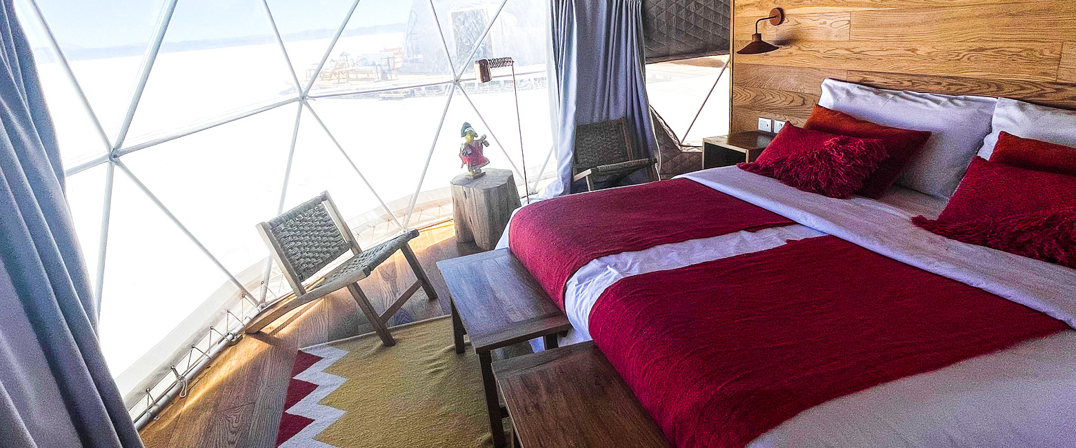 is a cool dome-tented camp in the Salta region 