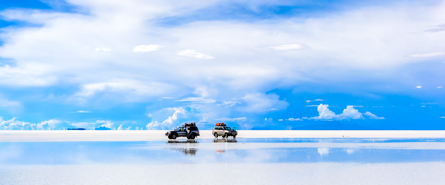 is a vast and stunning salt pan high in the Andes Mountains