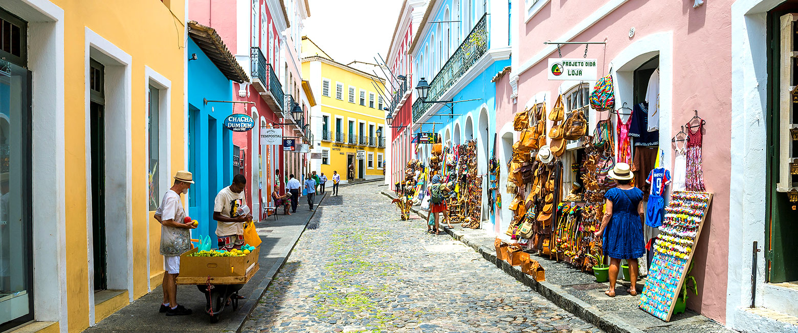 is an historic port city on the tropical coast of Brazil