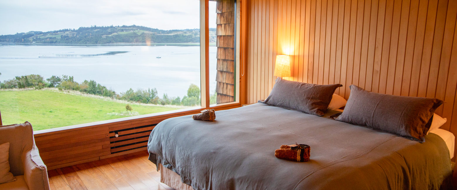 is an intimate modern property on the island of Chiloe 