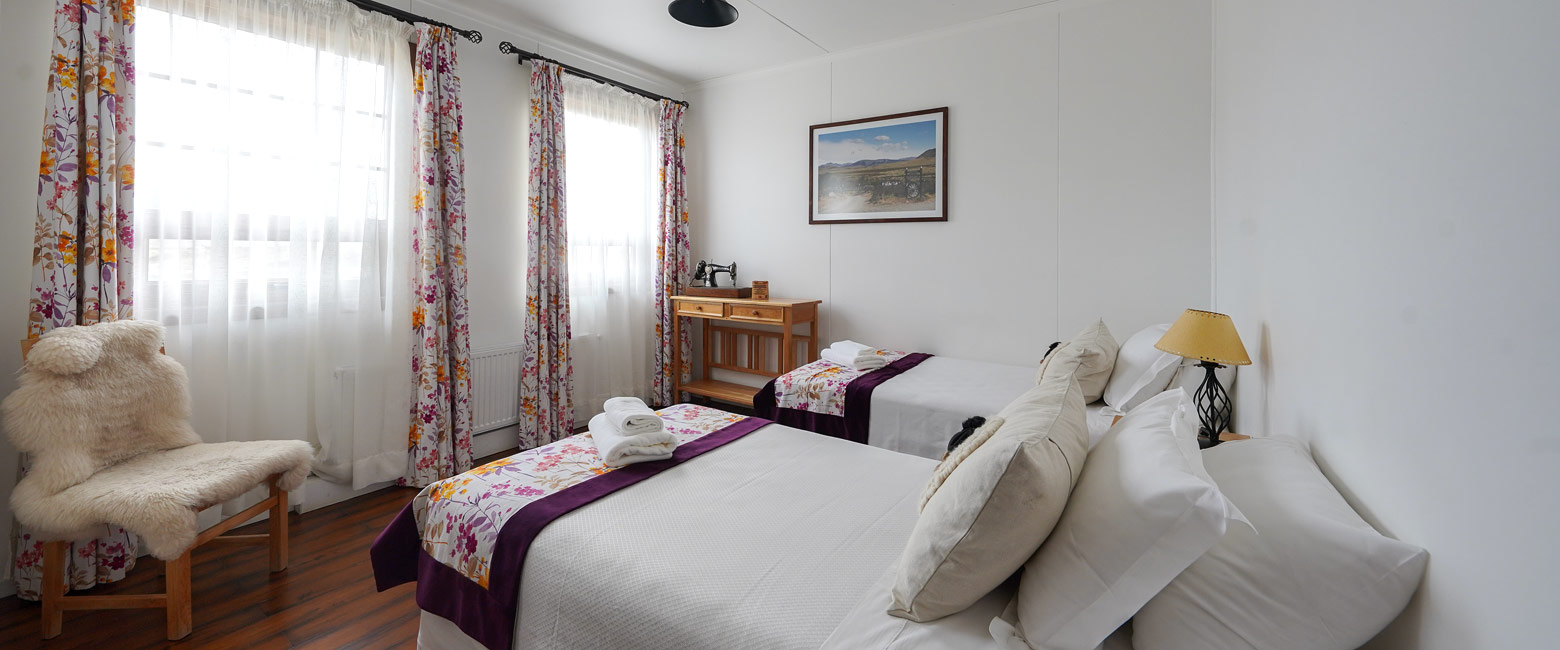 is a relatively simple mid-range property in the Torres del Paine area of southern Chile 