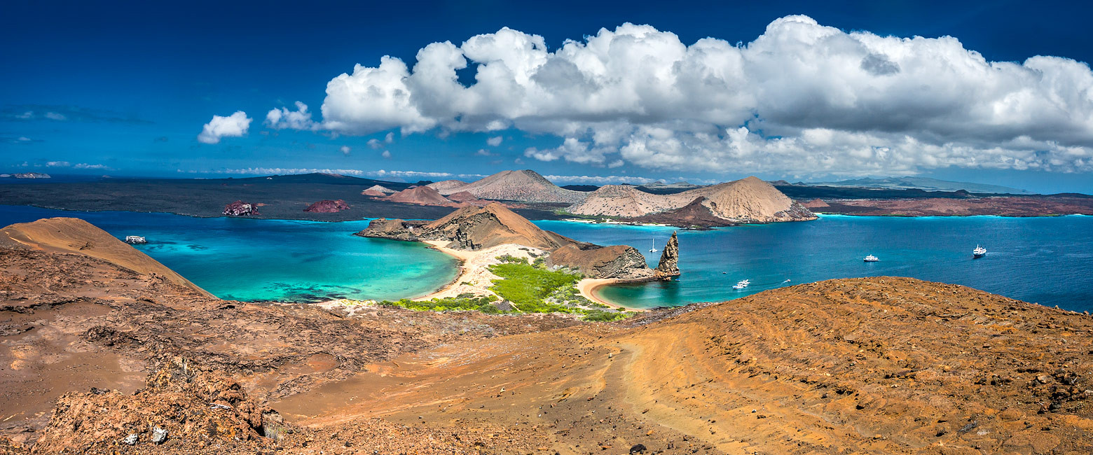 is an interesting and accessible island in central Galapagos 