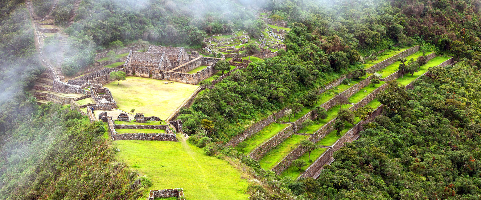 is an Inca citadel south of Machu Picchu 