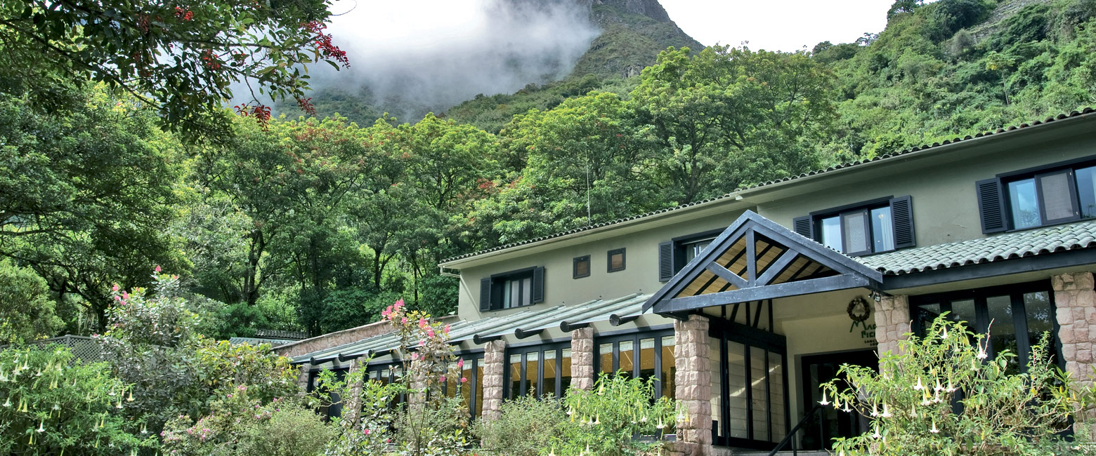 is the only place to stay actually up at Machu Picchu