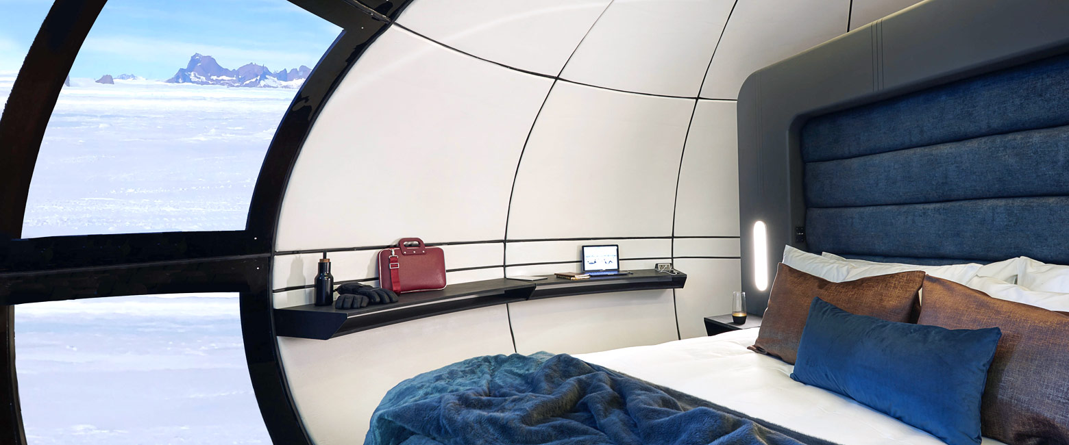 is an upmarket outpost in a remote part of Antarctica