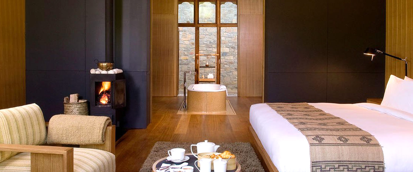 is a chic modern lodge in the Bumthang area
