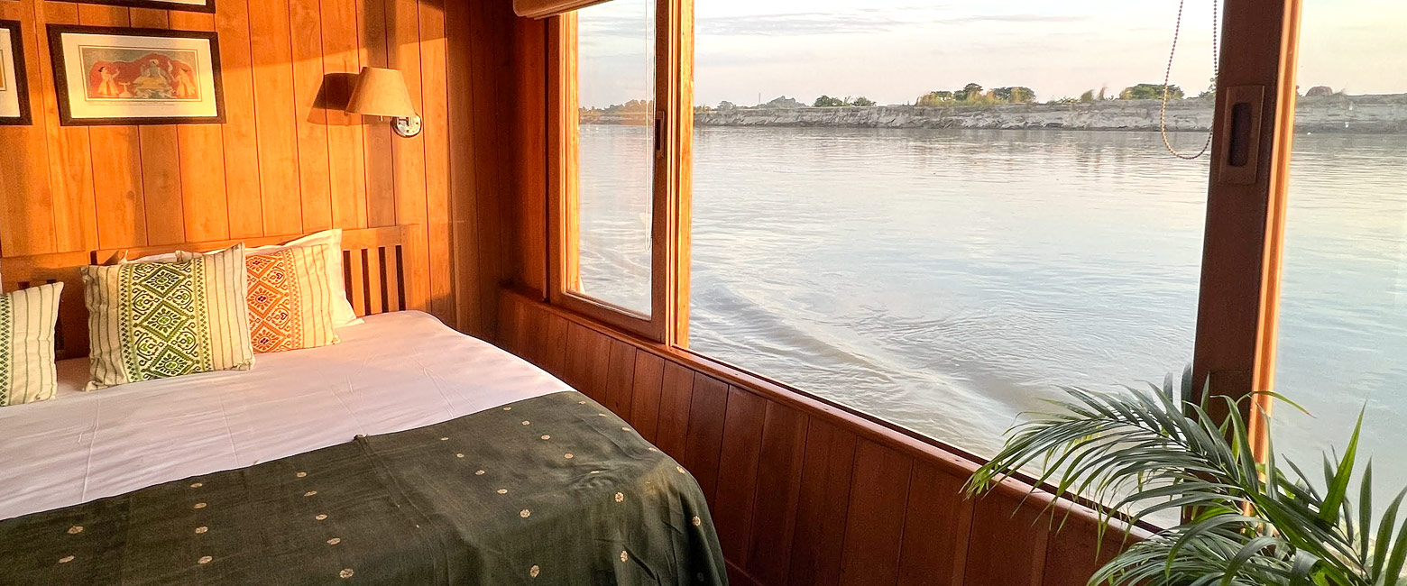 is a seven night private cruise on the Brahmaputra River