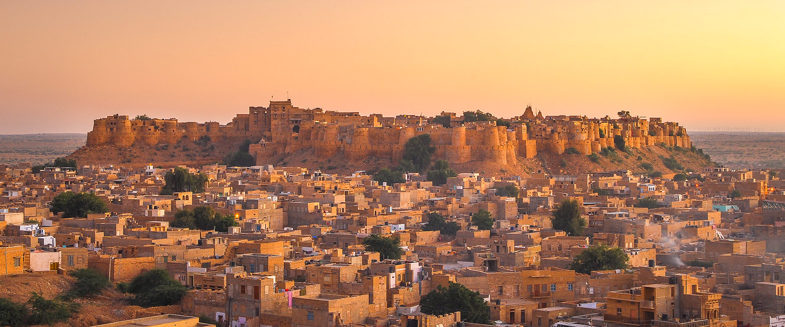 is a romantic fortress city in the Thar Desert 