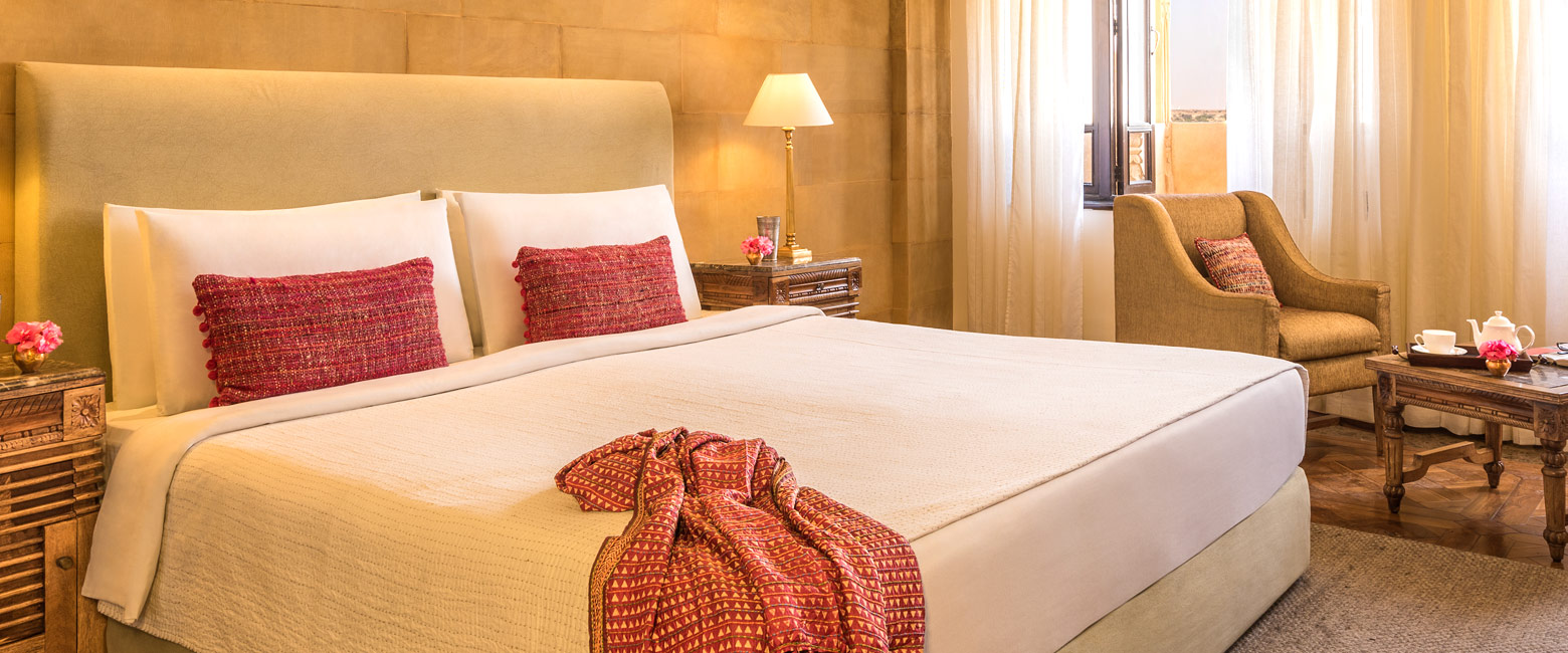 is a remarkable modern property in the Jaisalmer area 