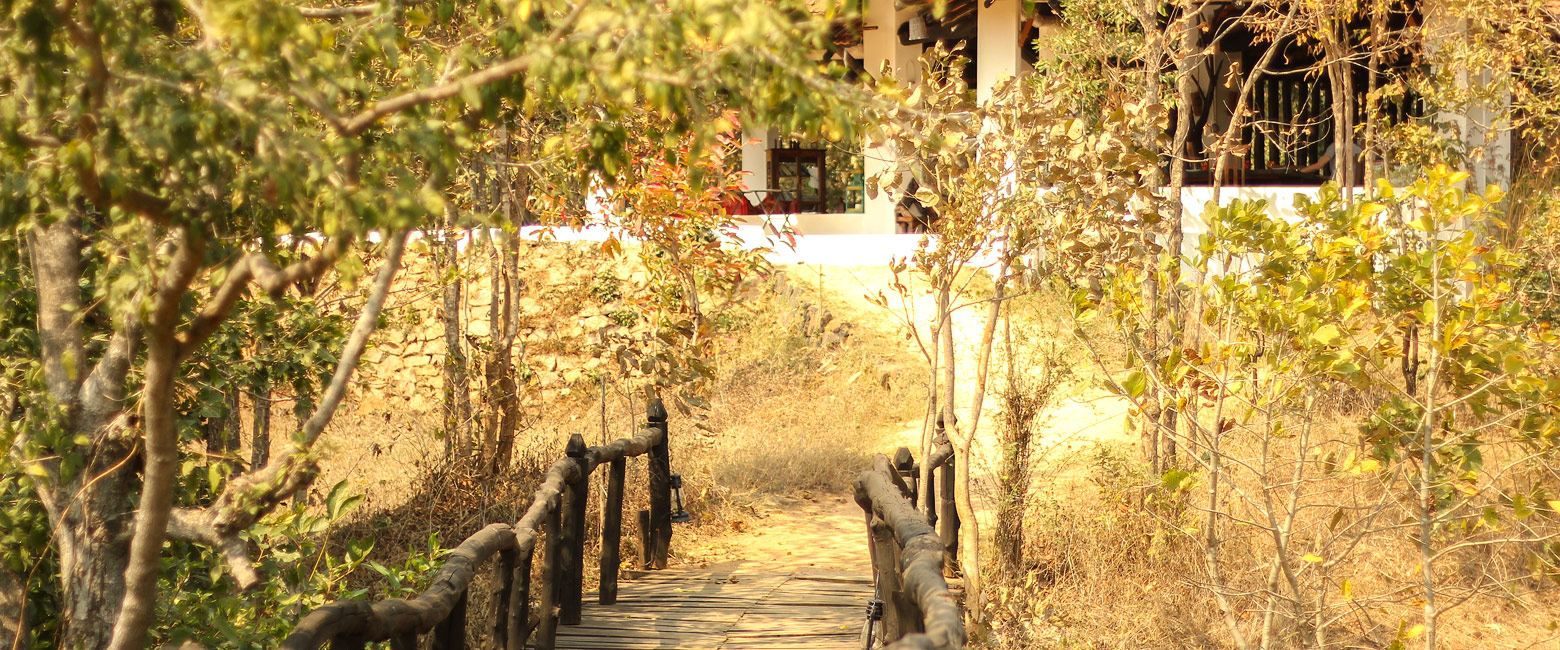 is an intimate lodge in the Kanha area