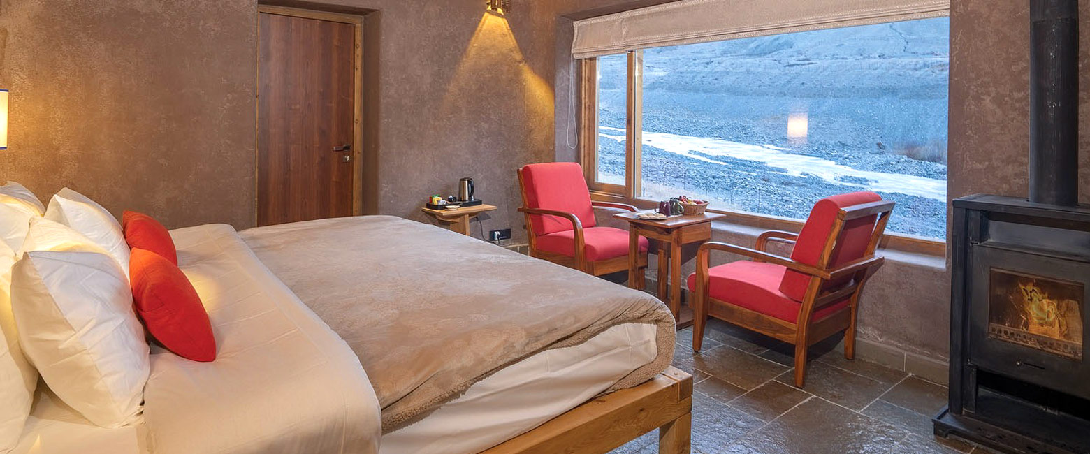 is a simple and remote property in the Ladakh area 