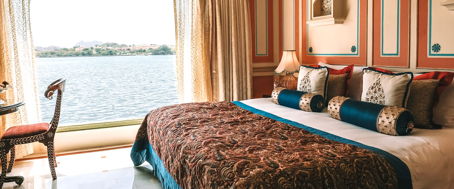 is a famous upmarket hotel in the city of Udaipur