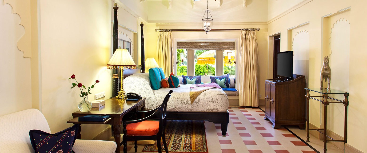 is a vast and upmarket hotel in the city of Udaipur