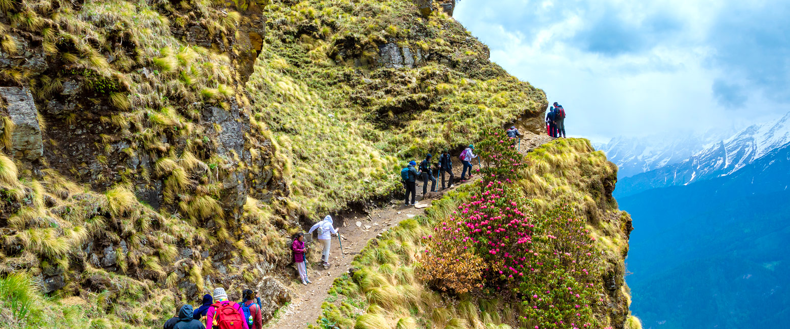 is a  trekking location in the Himalayan foothills
