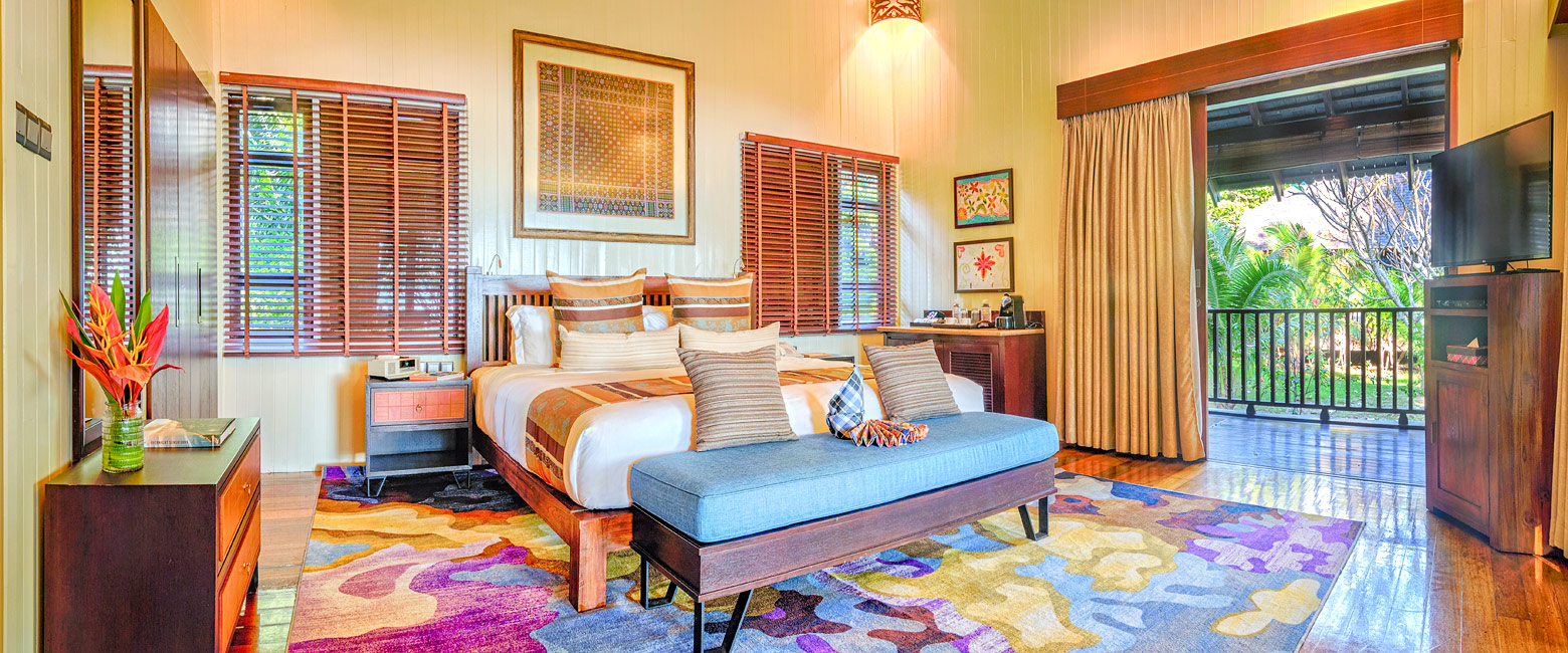 is a comfortable island retreat on the shores of Gaya Island 