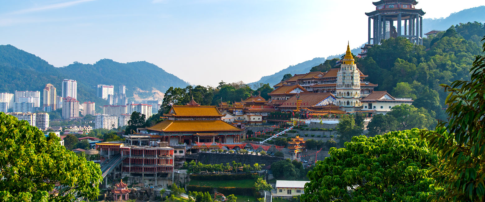 is an island of diverse cultural heritage in the Strait of Malacca. 