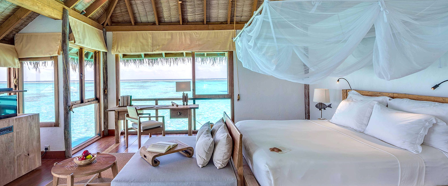 is an understated resort in the north of the Maldives