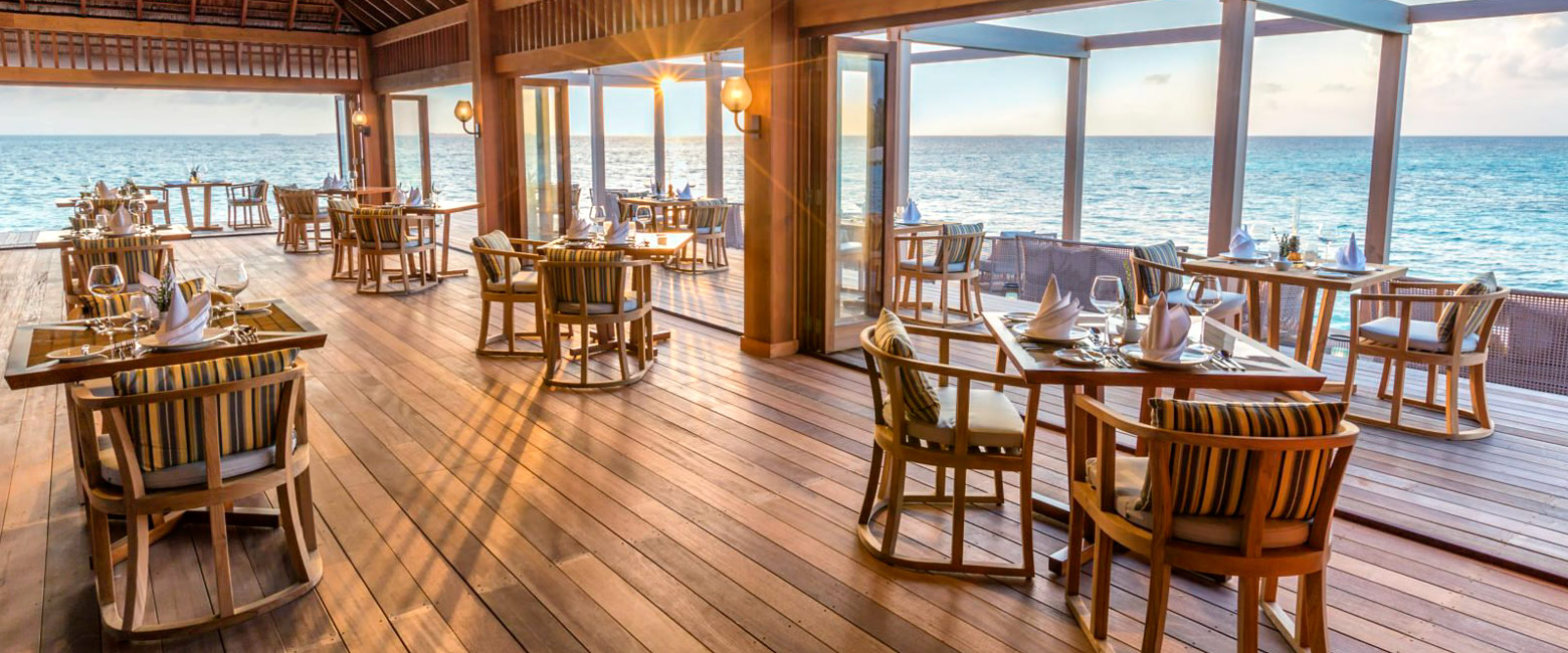 is a large private island resort in the north of the Maldives