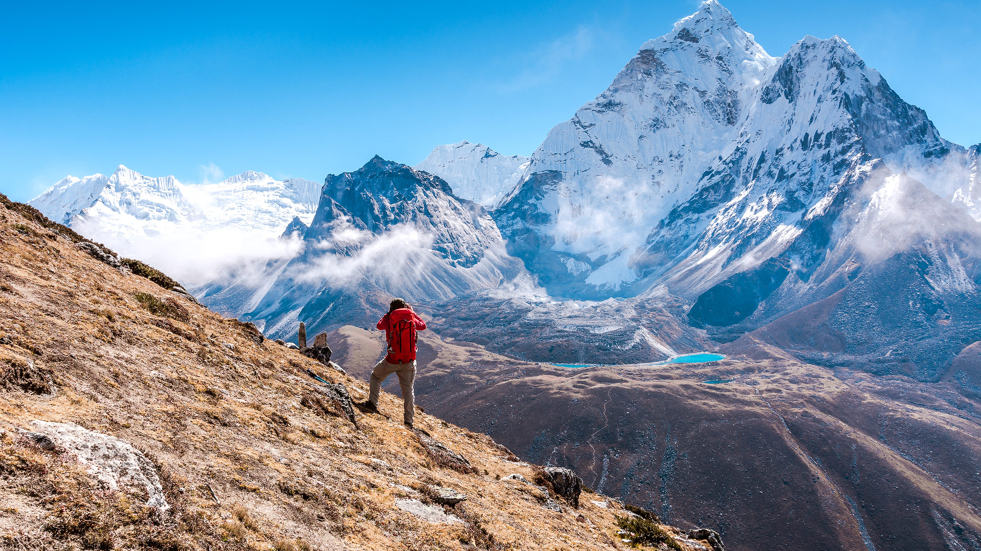 Trekking on Everest