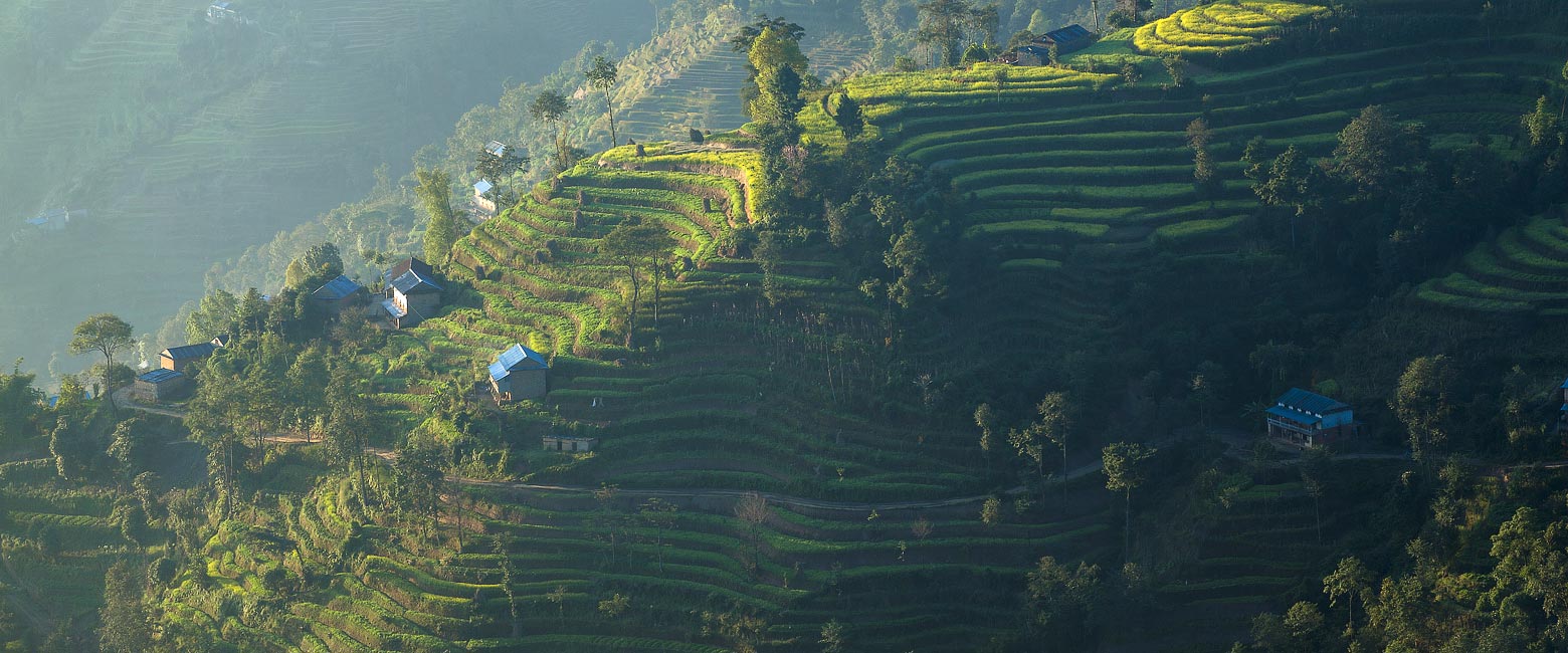 is a scenic rural area to the west of Kathmandu 