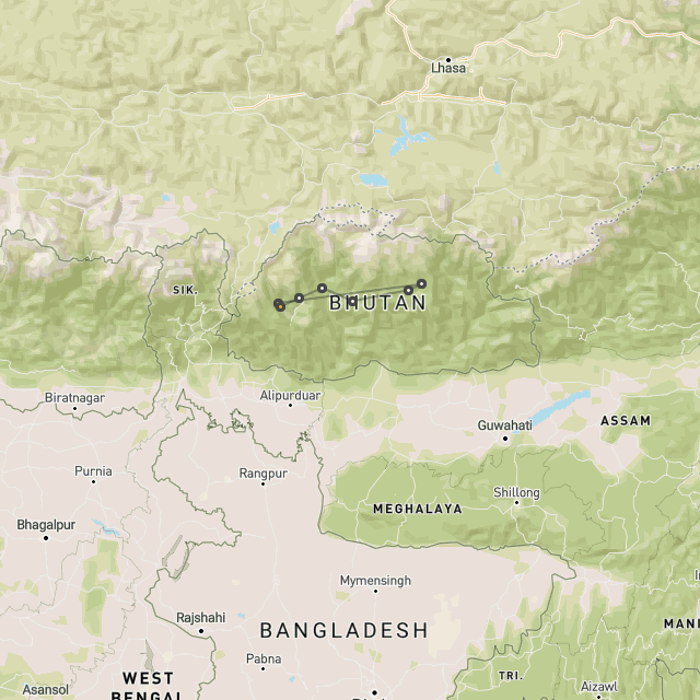 Bhutan five valleys