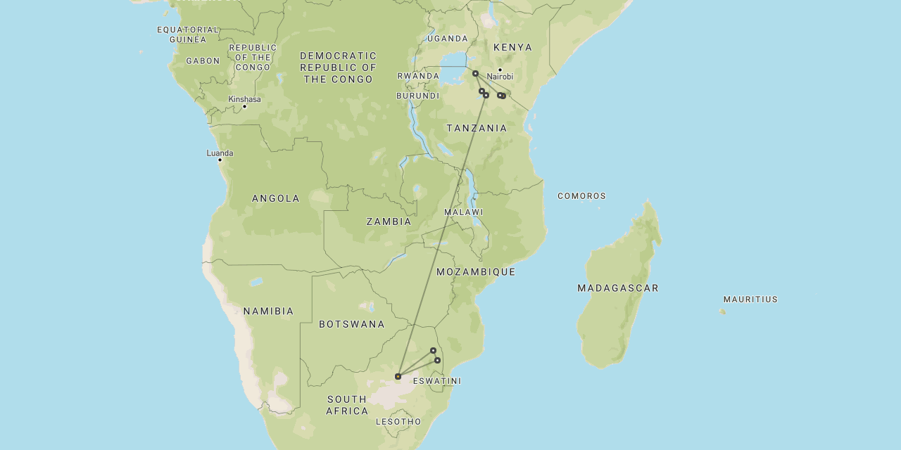 Serengeti & Kruger