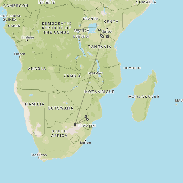 Serengeti & Kruger