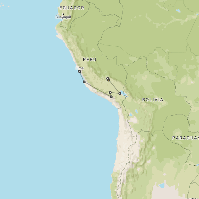 Paracas, Arequipa, Titicaca & Inca
