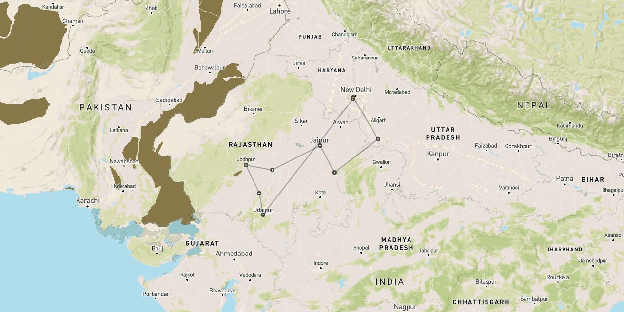 Extensive Rajasthan
