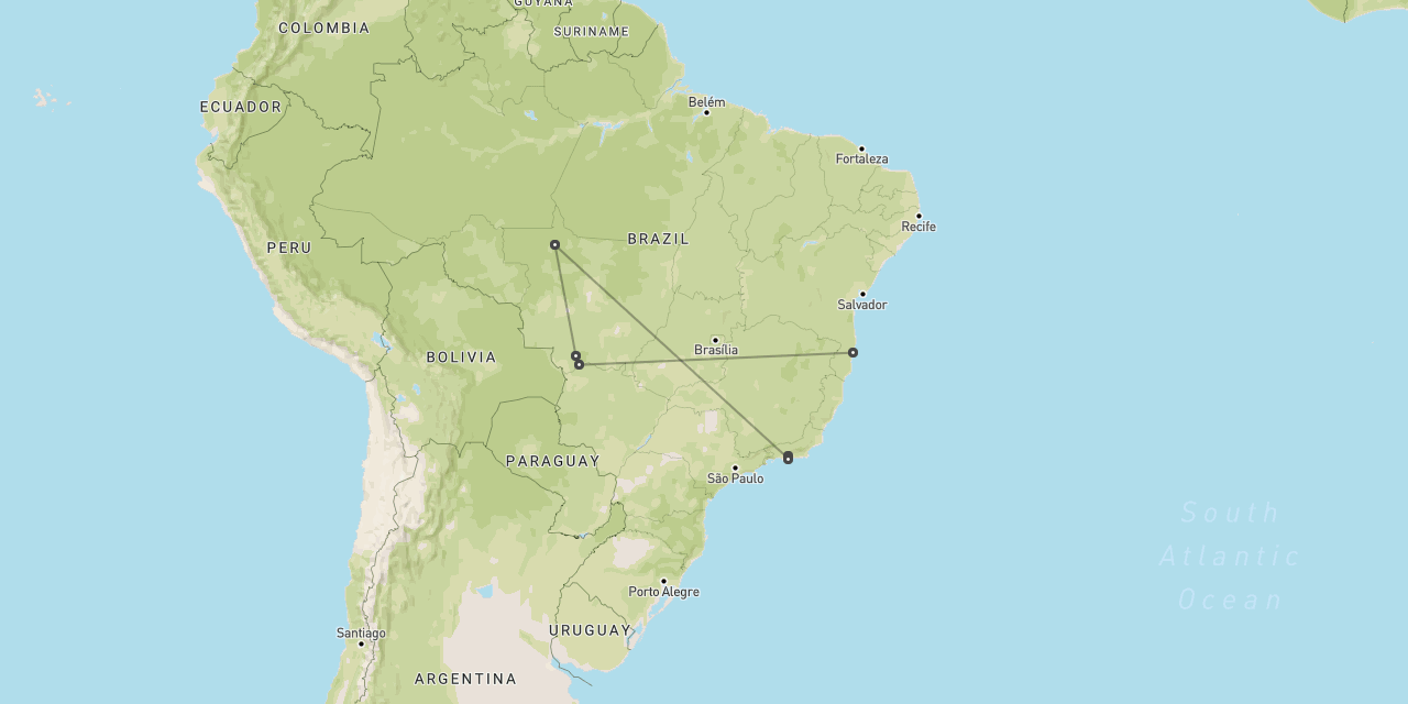 Rio, Amazon, Pantanal & Seguro
