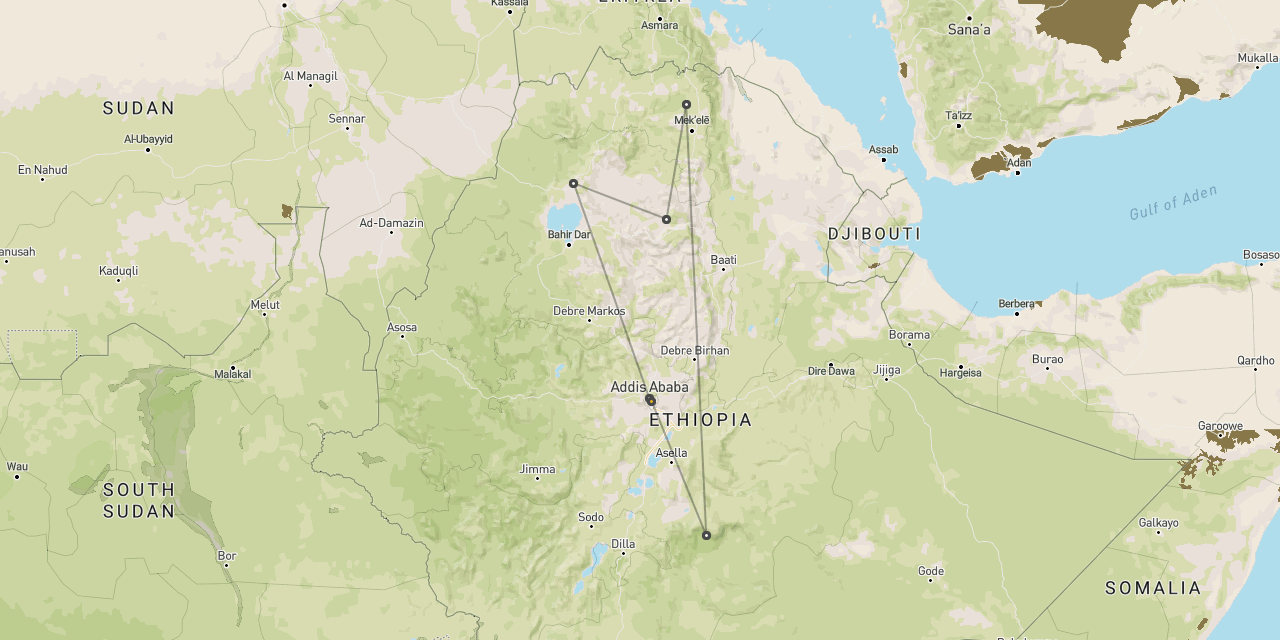Simiens, Lalibela, Gheralta & Bale