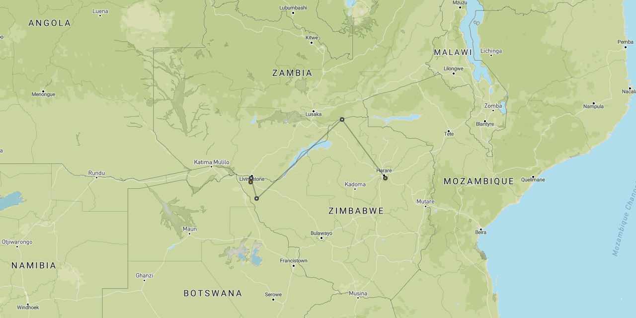 Vic Falls, Hwange & Mana Pools