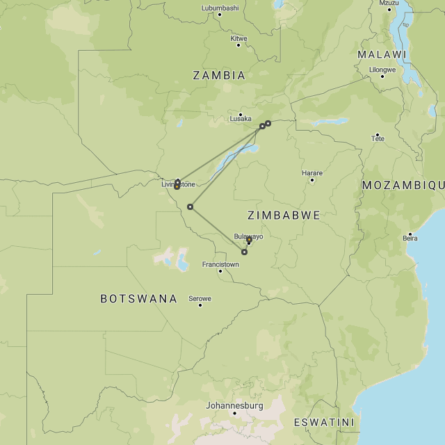 Vic Falls, Mana Pools & Hwange