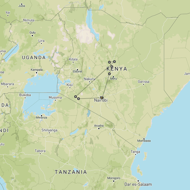 Lewa, Samburu, Mathew's & Mara