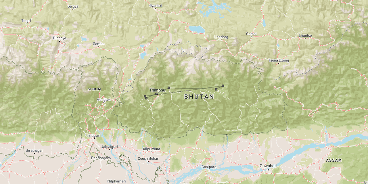 Bhutan four valleys