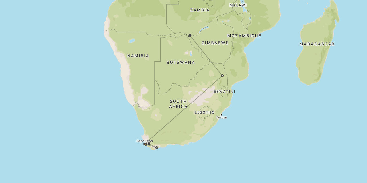 Vic Falls, Hwange & Cape