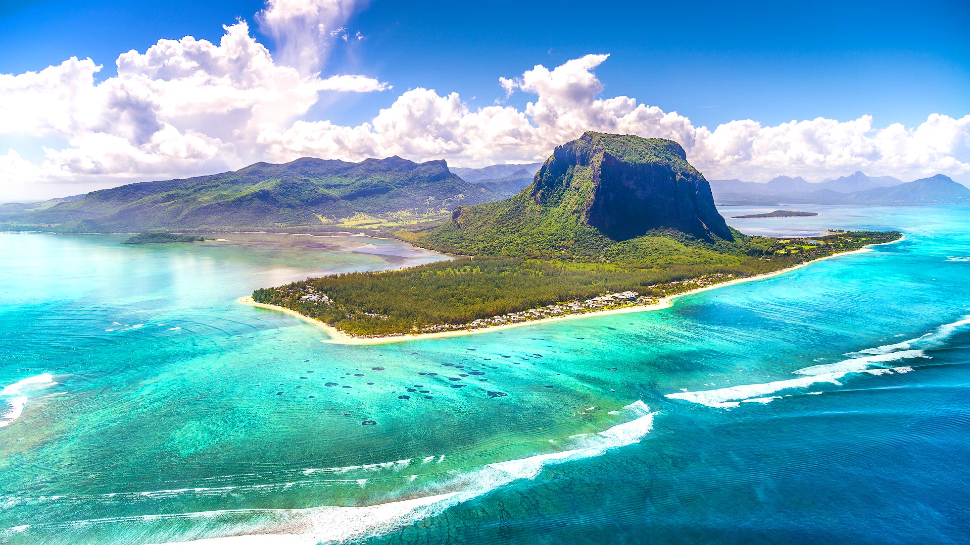 Mauritius tropical beaches
